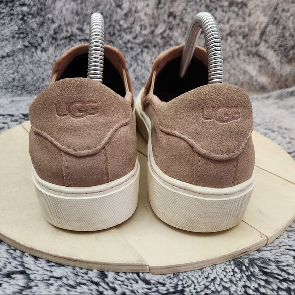 UGG Jass Pink Suede Sneaker Loafers Women's Size 8.5 - Picture 7 of 9